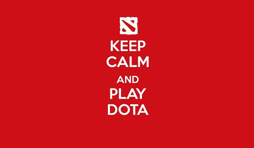 Sfondi Keep Calm and Play Dota 1024x600