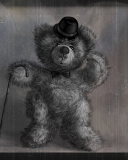 Das Teddy Bear Gentleman Wallpaper 128x160