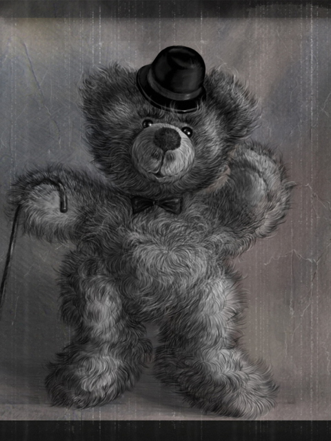 Sfondi Teddy Bear Gentleman 480x640