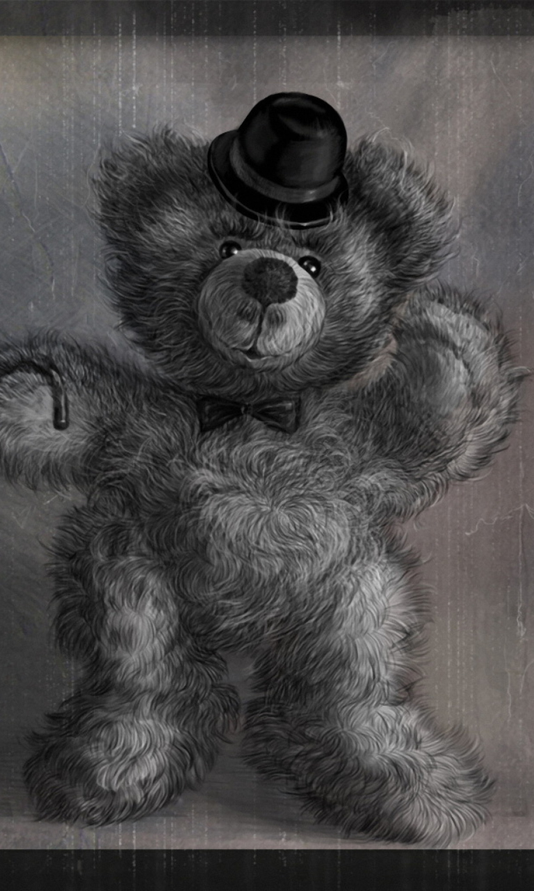 Sfondi Teddy Bear Gentleman 768x1280