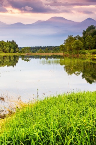 Screenshot №1 pro téma Summer Landscape Background 320x480