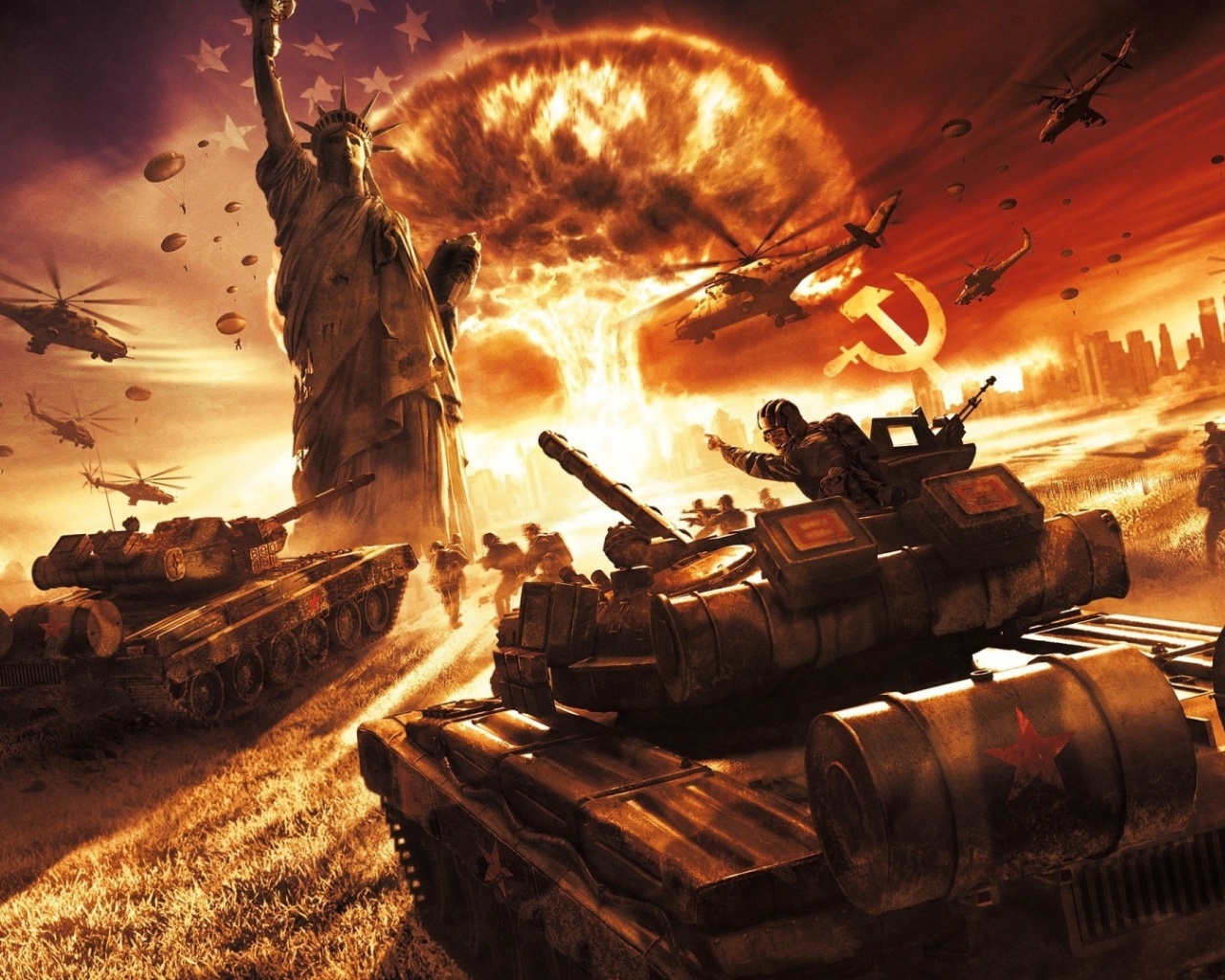 Das World War III Wallpaper 1280x1024