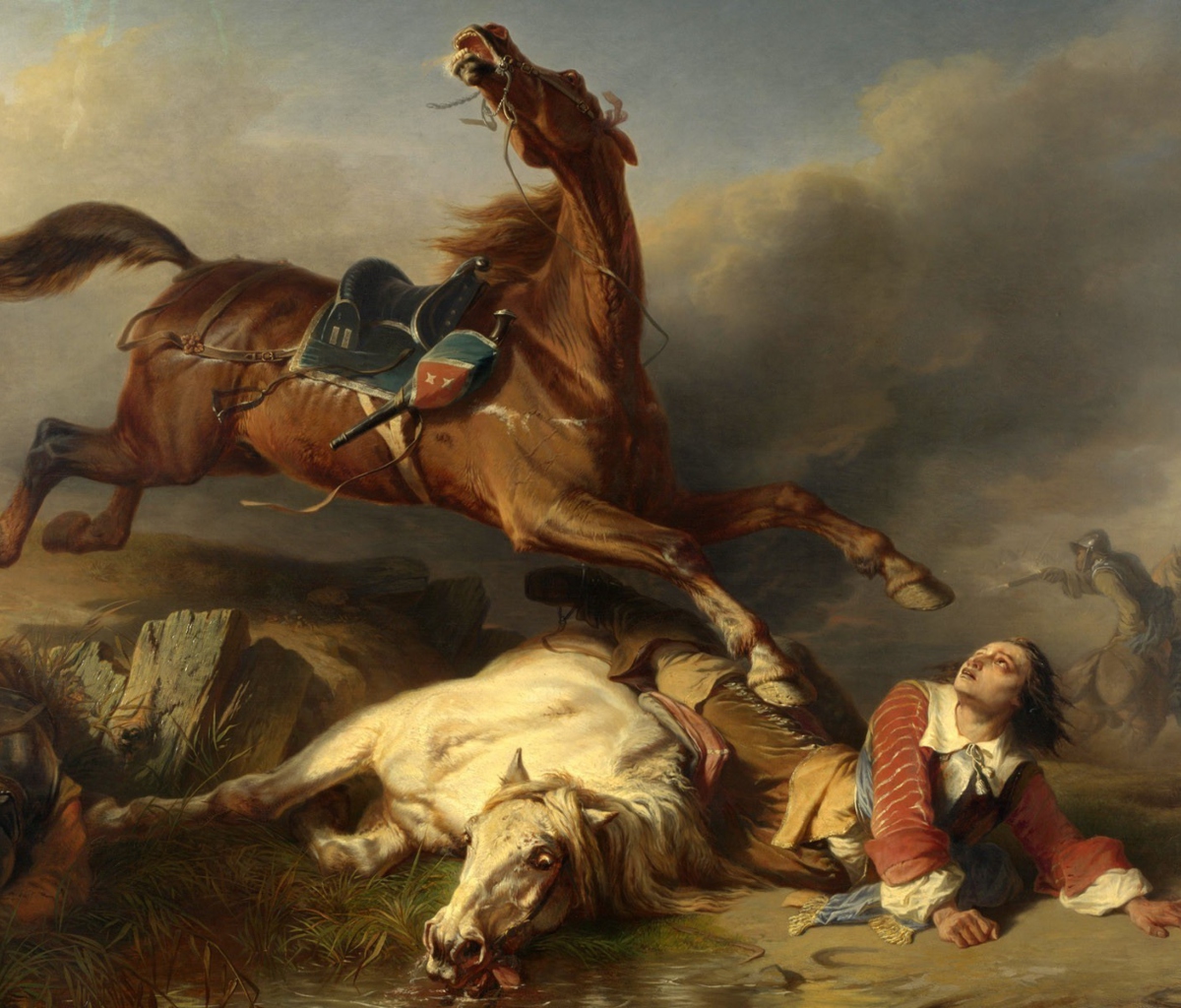 Screenshot №1 pro téma Horses Painting 1200x1024