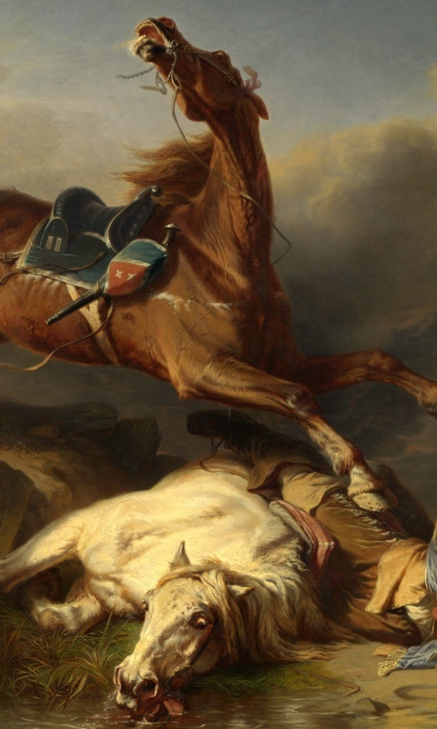 Horses Painting screenshot #1 480x800
