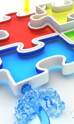 Colorful Puzzles screenshot #1 240x400