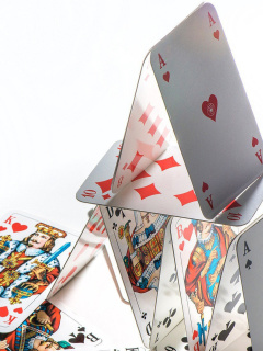 Sfondi Deck of playing cards 240x320