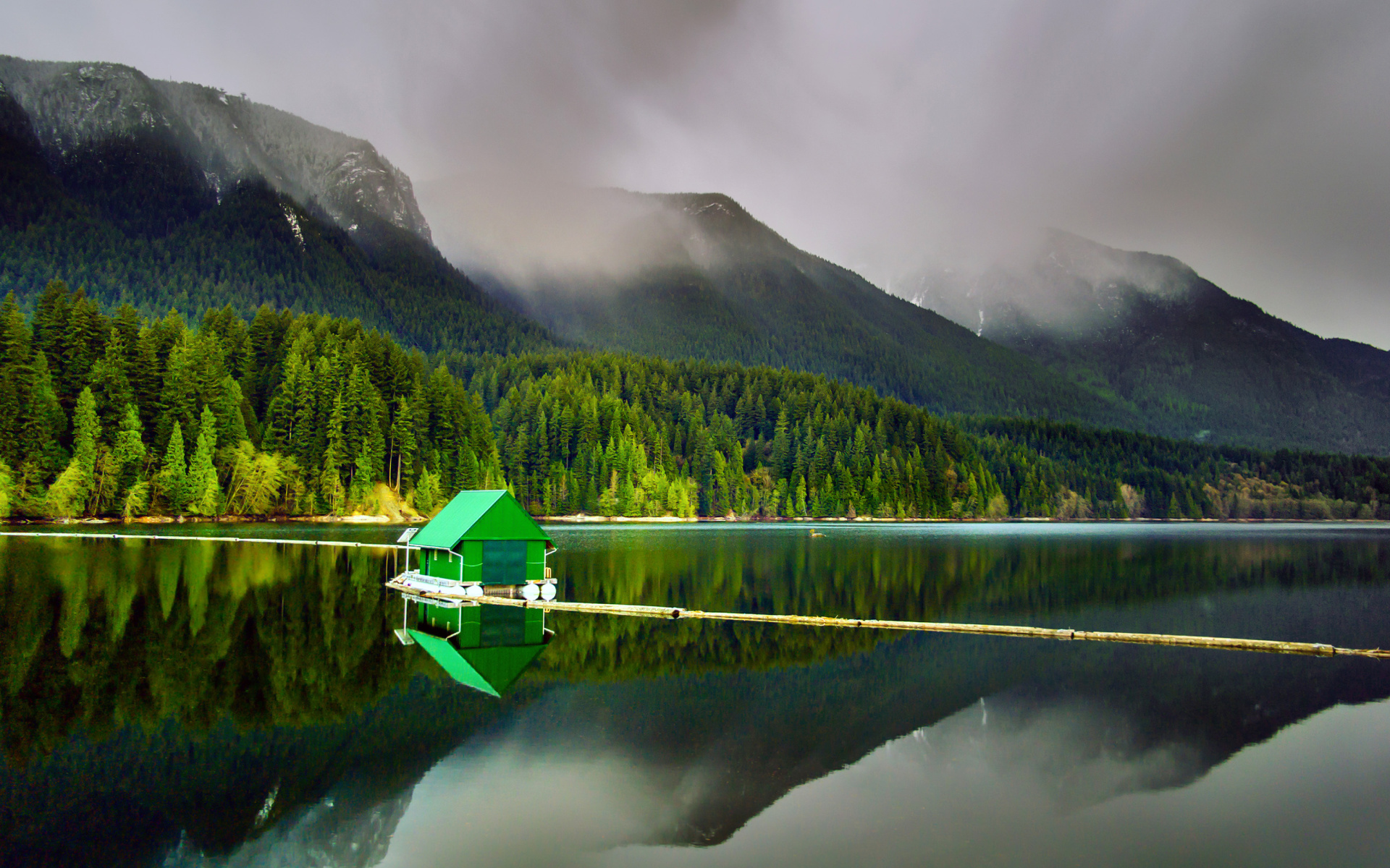 Sfondi Capilano Lake in North Vancouver 1920x1200