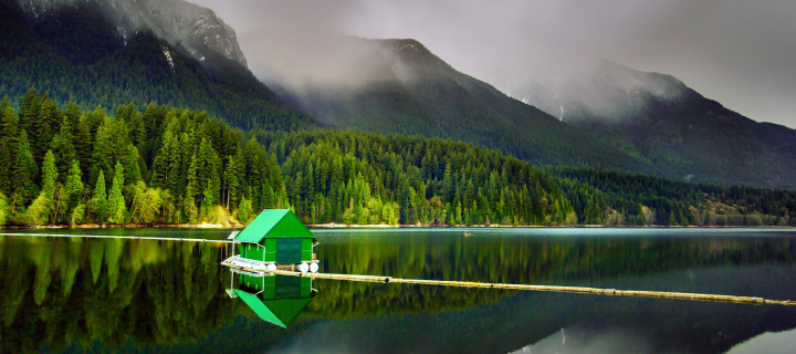 Screenshot №1 pro téma Capilano Lake in North Vancouver 720x320