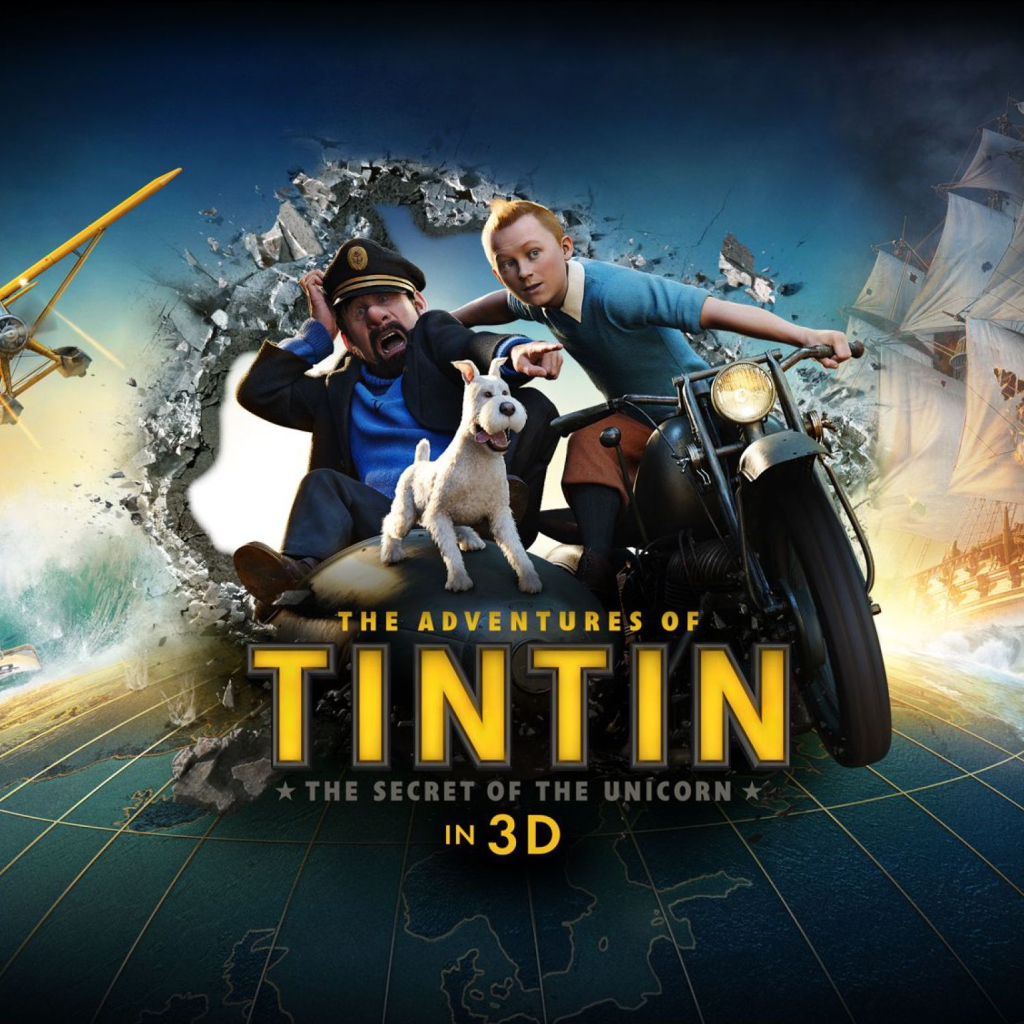 The Adventures Of Tintin 3D wallpaper 1024x1024