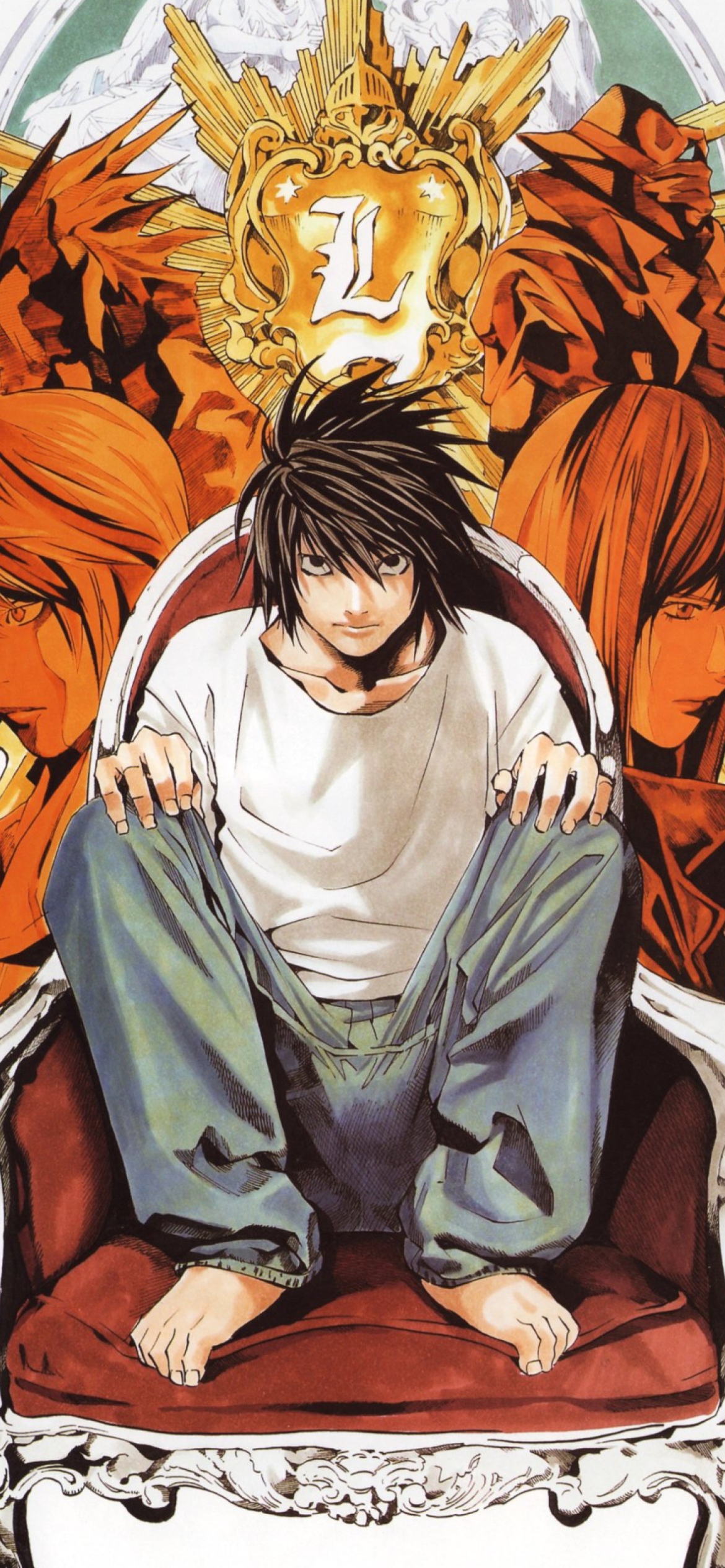 L from Death Note HD wallpaper | Wallpaper Flare