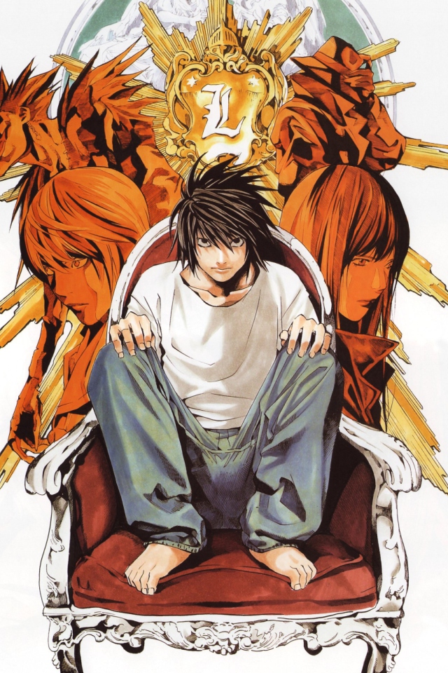 Fondo de pantalla Death Note 640x960