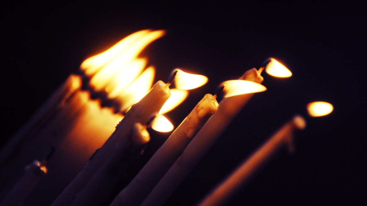 Candles wallpaper 1280x720