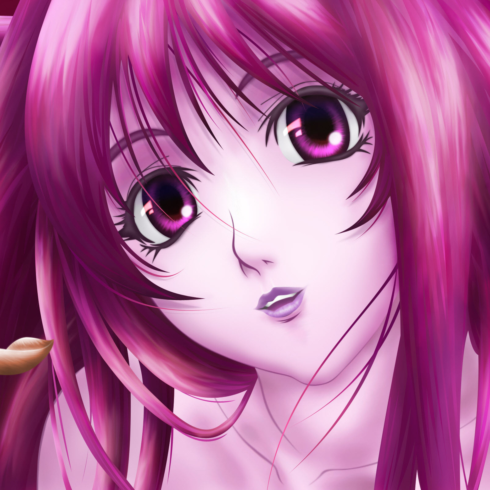 Screenshot №1 pro téma Pink Anime Girl 2048x2048