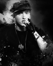 Fondo de pantalla Eminem 176x220