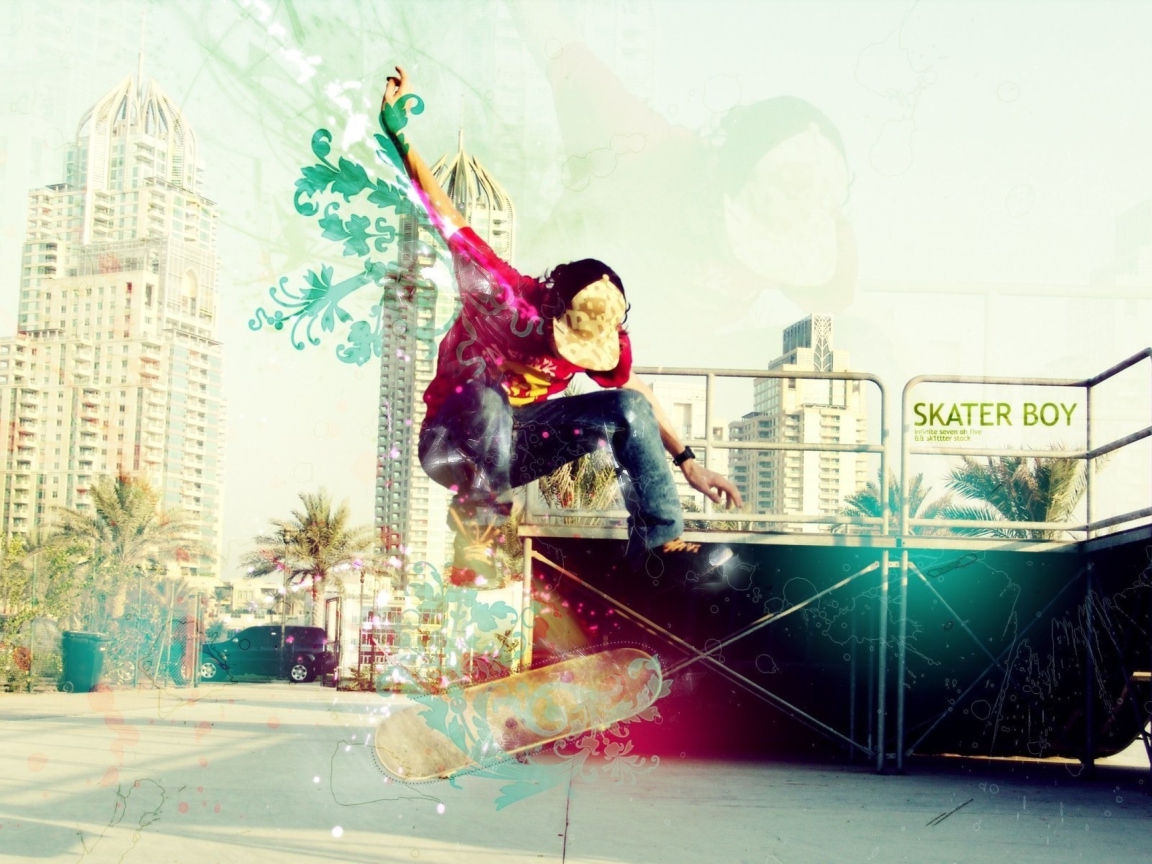 Skater Boy wallpaper 1152x864