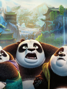 Обои Kung Fu Panda 3 132x176