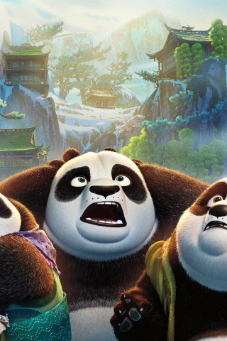 Das Kung Fu Panda 3 Wallpaper 320x480