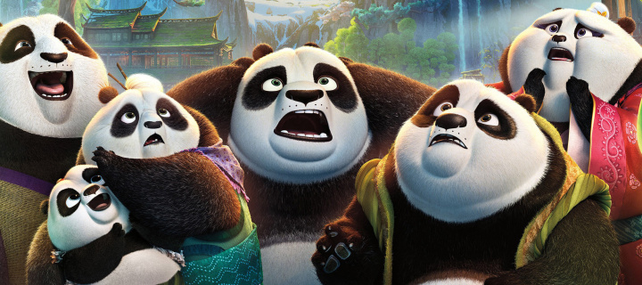 Kung Fu Panda 3 wallpaper 720x320