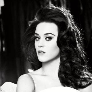 Kostenloses Katy Perry Black And White Wallpaper für iPad mini