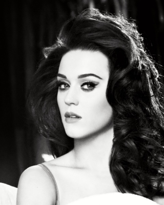 Kostenloses Katy Perry Black And White Wallpaper für Nokia C7