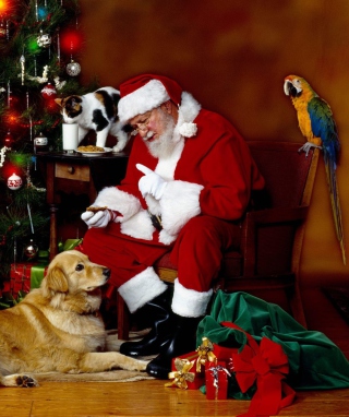 Christmas Santa Claus sfondi gratuiti per Nokia C5-06