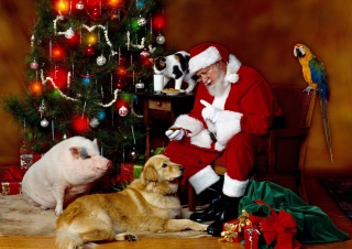 Christmas Santa Claus - Obrázkek zdarma pro Samsung Galaxy Q