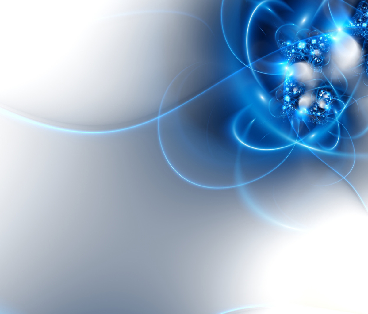 Screenshot №1 pro téma Abstract Blue Bubbles 1200x1024