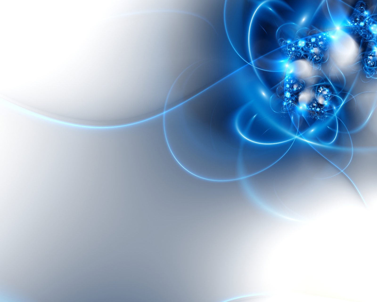 Screenshot №1 pro téma Abstract Blue Bubbles 1600x1280