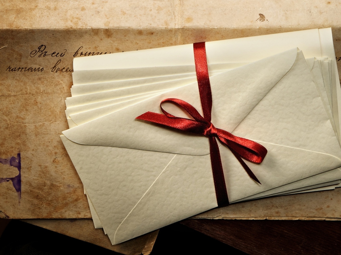 Das Vintage Envelopes Wallpaper 1152x864