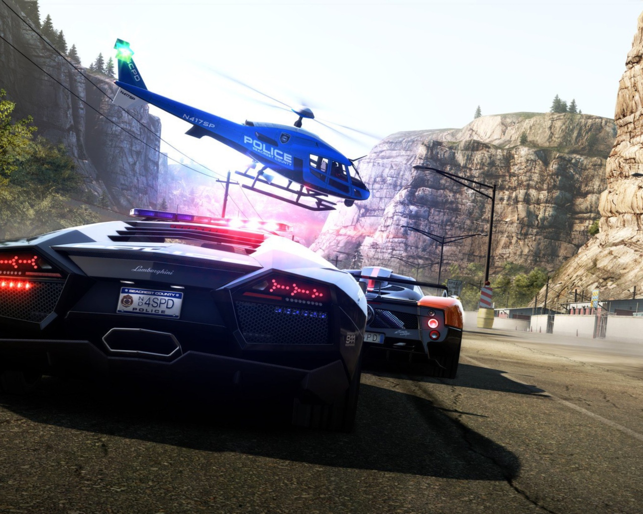 Screenshot №1 pro téma Need for Speed: Hot Pursuit 1280x1024