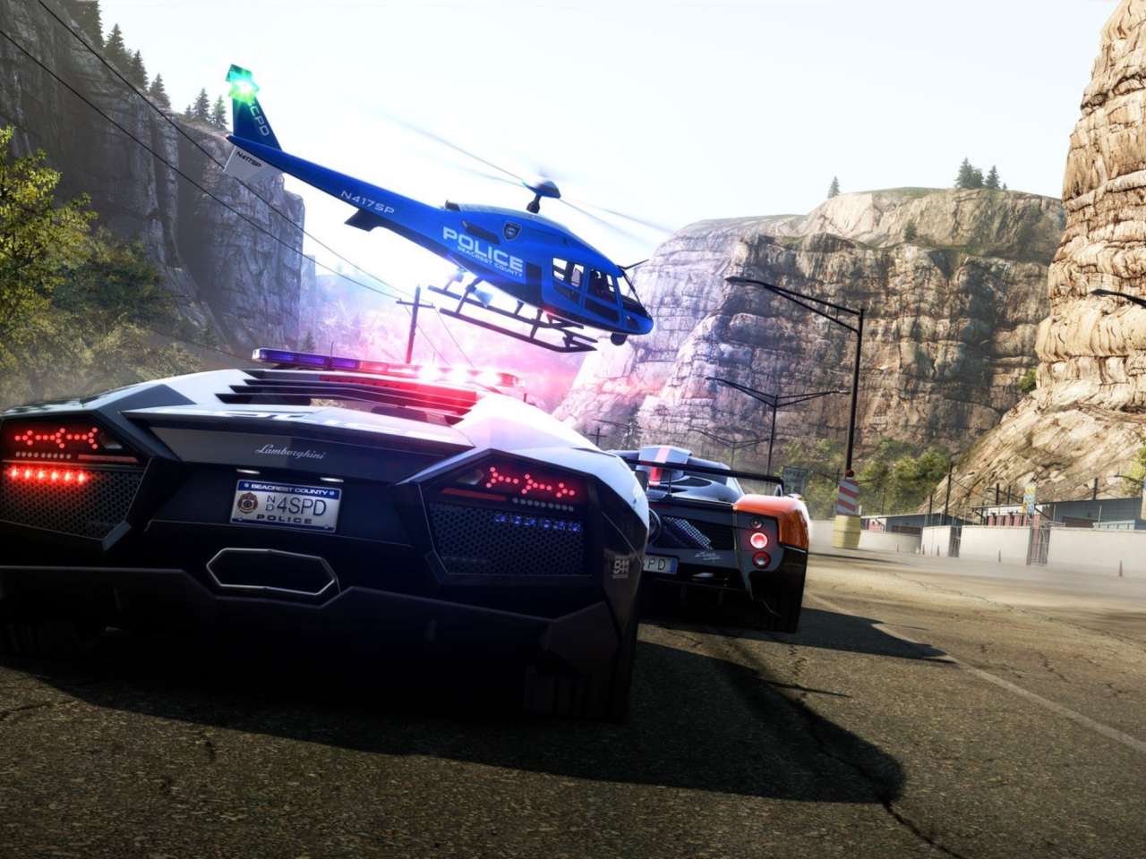 Fondo de pantalla Need for Speed: Hot Pursuit 1280x960