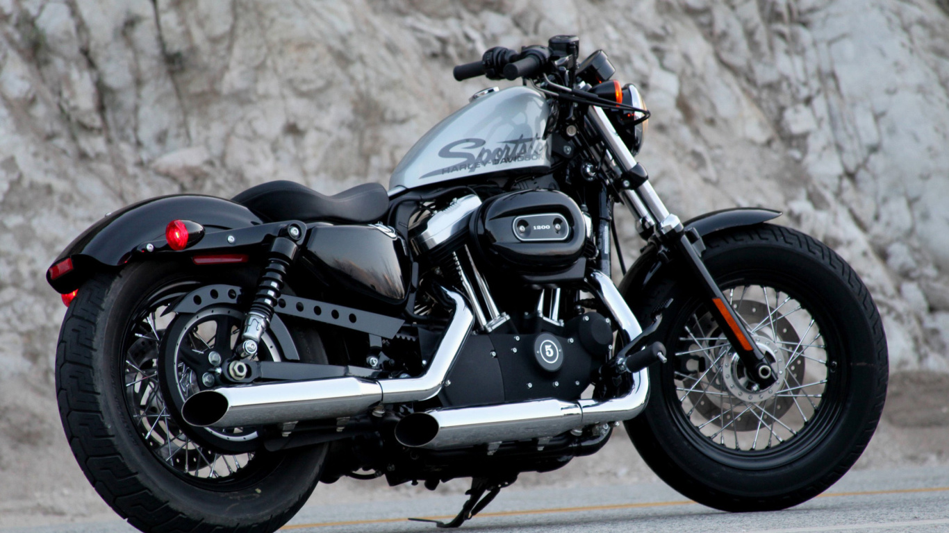 Das Harley Davidson Sportster 1200 Wallpaper 1366x768