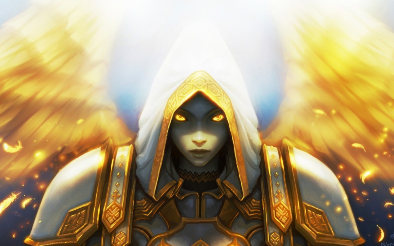 Обои Priest, World of Warcraft 1280x800