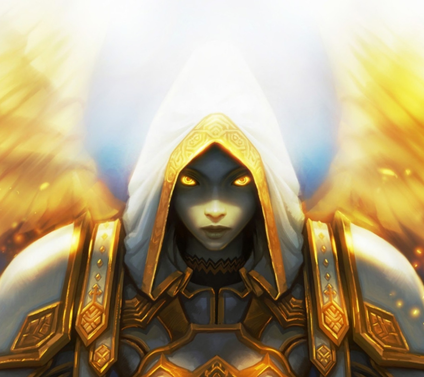Обои Priest, World of Warcraft 1440x1280