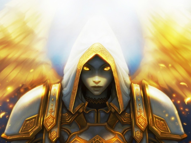 Обои Priest, World of Warcraft 640x480
