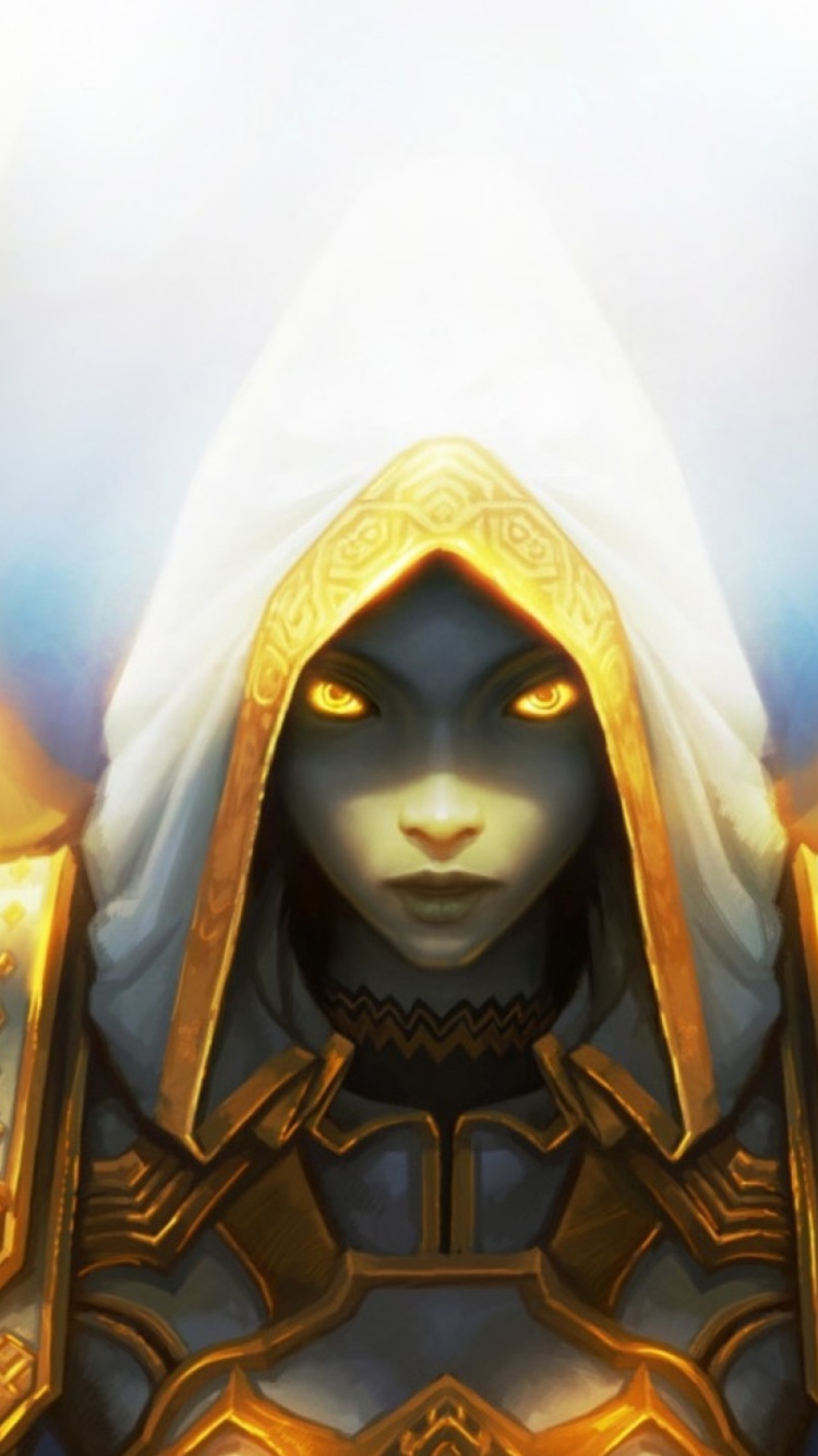 Fondo de pantalla Priest, World of Warcraft 750x1334