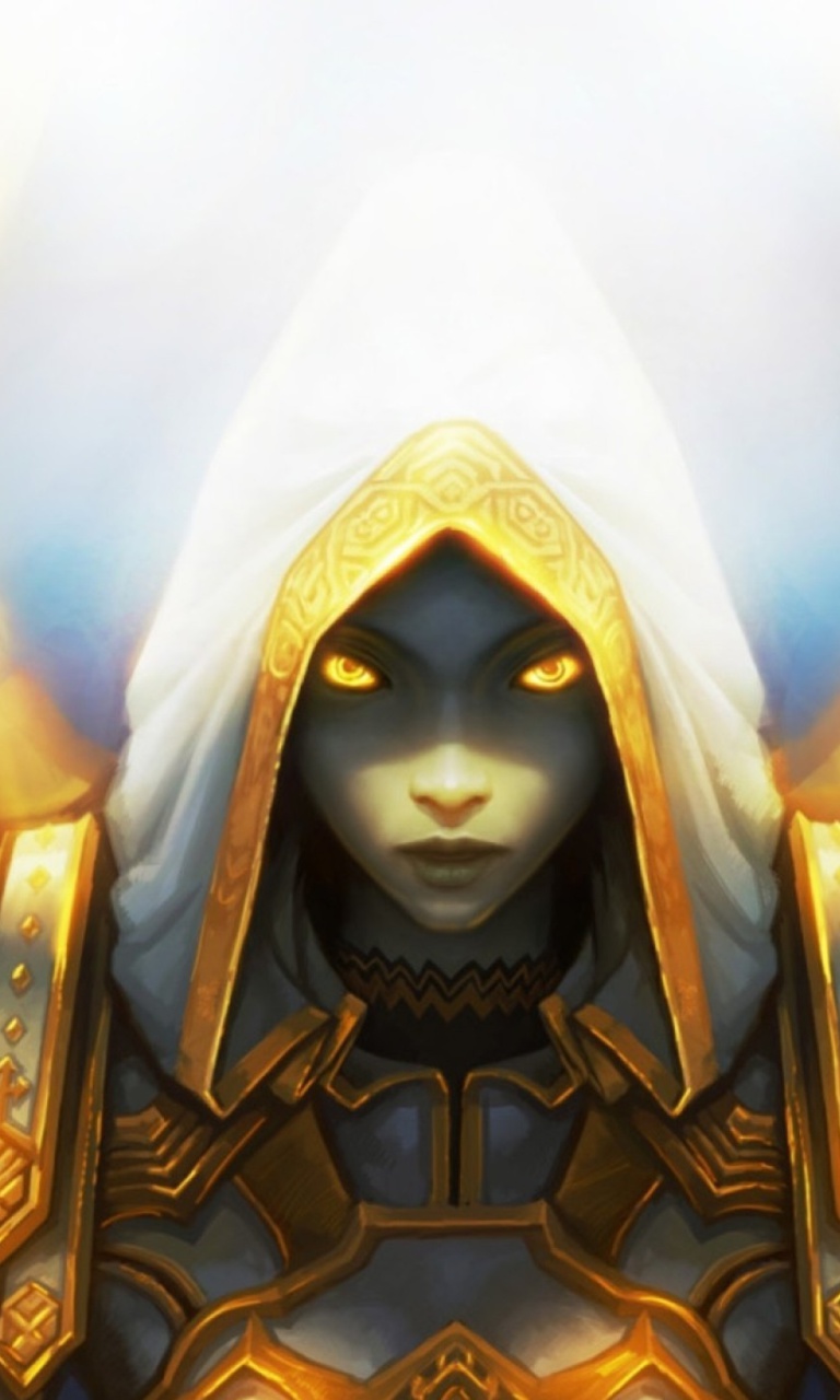 Обои Priest, World of Warcraft 768x1280
