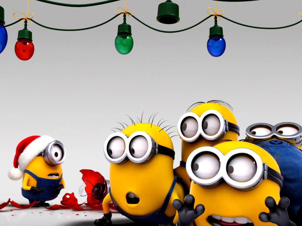 Обои Despicable Me New Year 1152x864