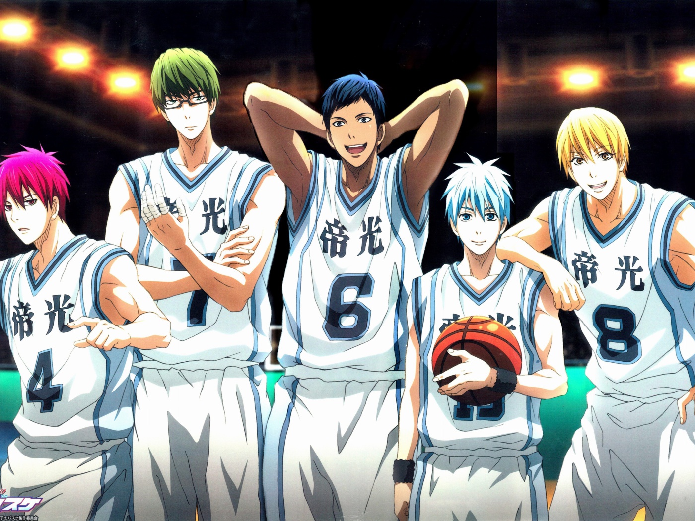 Akashi Seijuurou, Kise Ryouta, Aomine Daiki in Kuroko no Basket screenshot #1 1400x1050