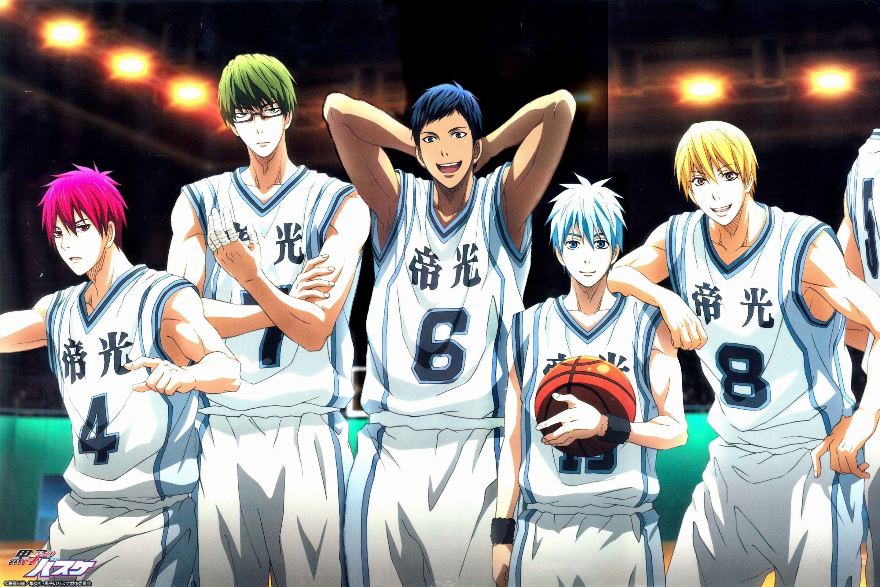 Fondo de pantalla Akashi Seijuurou, Kise Ryouta, Aomine Daiki in Kuroko no Basket 2880x1920