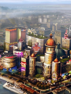 Screenshot №1 pro téma Sims City 240x320