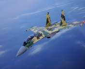 Fondo de pantalla Sukhoi Su 35 176x144