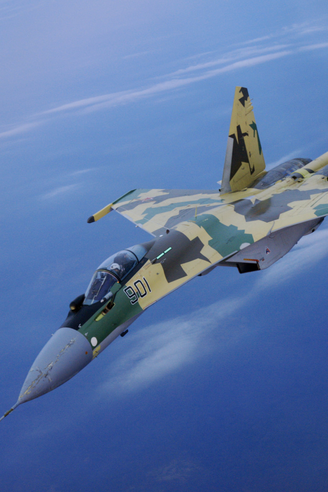 Sfondi Sukhoi Su 35 640x960