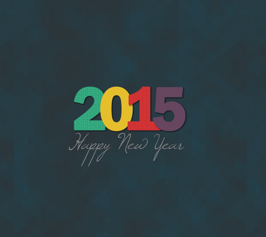 Обои Happy New Year 2015 1080x960