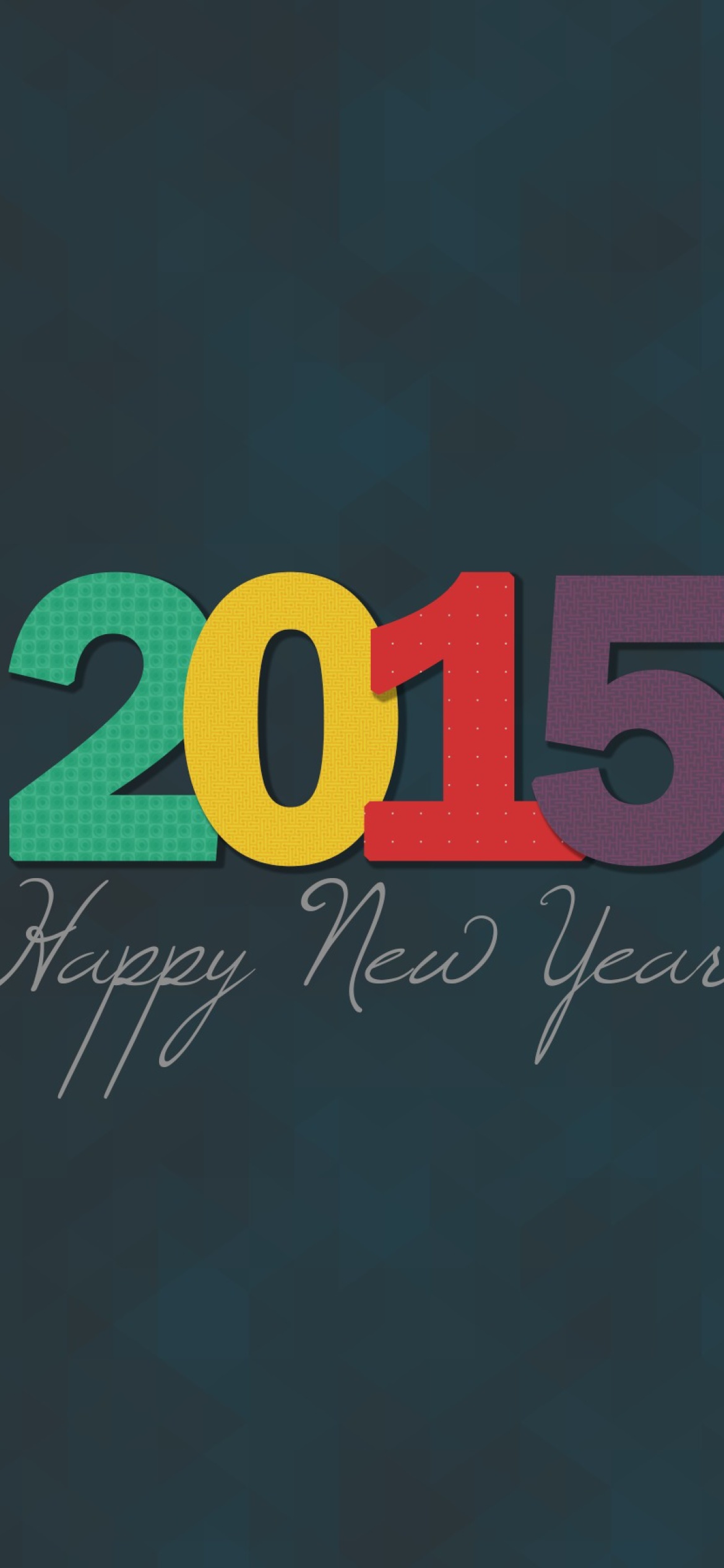 Happy New Year 2015 wallpaper 1170x2532