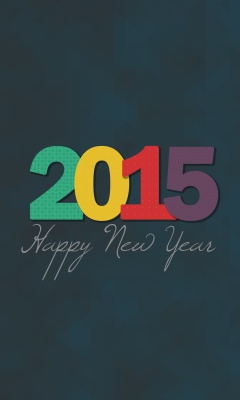 Обои Happy New Year 2015 240x400