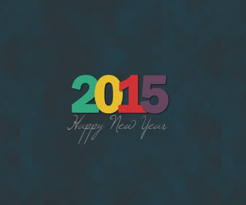 Das Happy New Year 2015 Wallpaper 480x400
