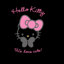 Screenshot №1 pro téma Black Hello Kitty 128x128