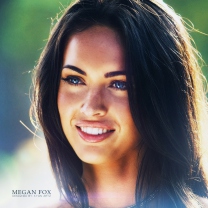 Das Megan Fox Portrait Wallpaper 208x208