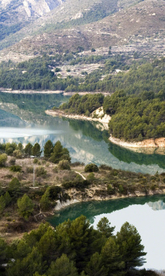 Screenshot №1 pro téma River in Mountain 240x400